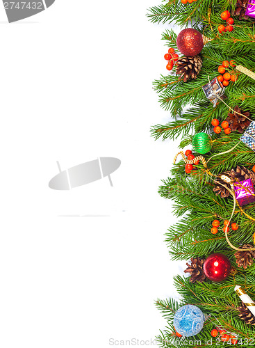 Image of Christmas background. Eve framework