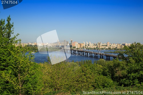 Image of Panorama of Kiev, Ukraine.