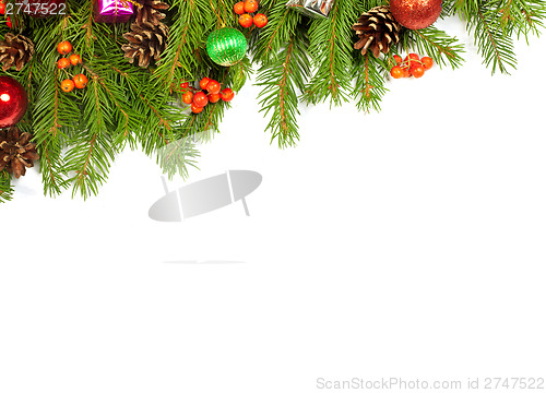 Image of Christmas background. Eve framework