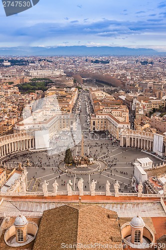 Image of Panorama of Vatican and Rome