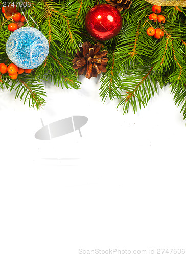 Image of Christmas background. Eve framework