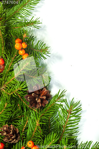Image of Christmas background. Eve framework