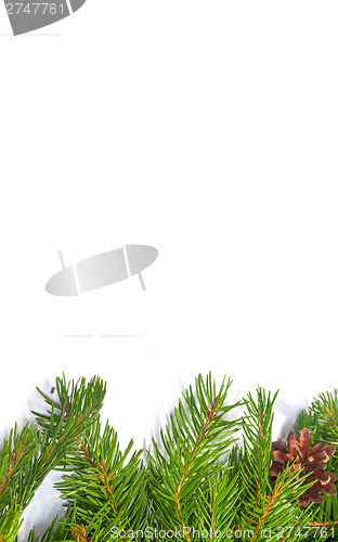 Image of Christmas background. Eve framework