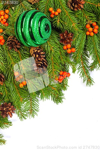 Image of Christmas background. Eve framework