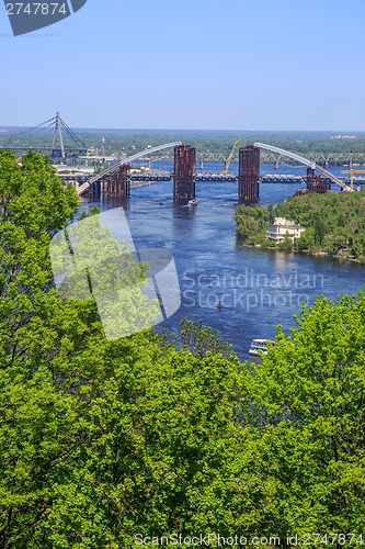 Image of Panorama of Kiev, Ukraine.