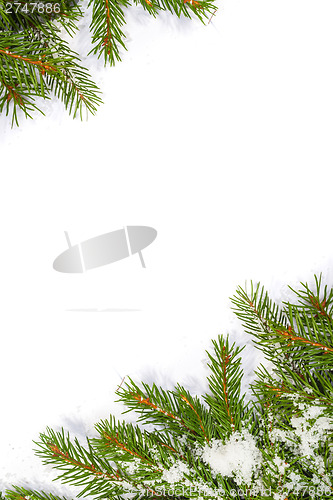 Image of Christmas background. Eve framework