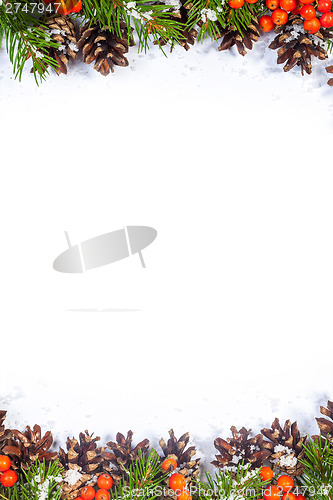 Image of Christmas background. Eve framework