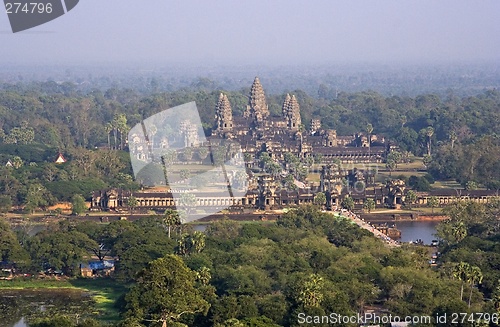 Image of Angkor Wat Aerial View