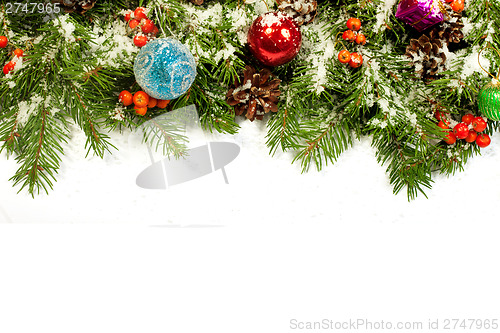 Image of Christmas background. Eve framework