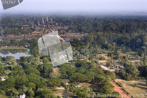 Image of Angkor Wat Aerial View