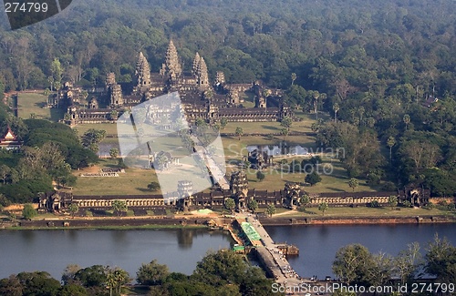 Image of Angkor Wat Aerial View