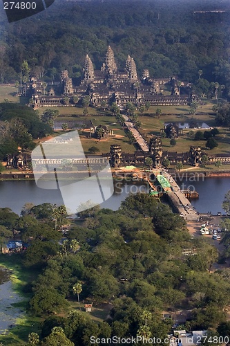 Image of Angkor Wat Aerial