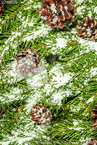 Image of Christmas background. Eve framework