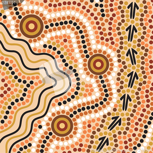 Image of Aboriginal style background