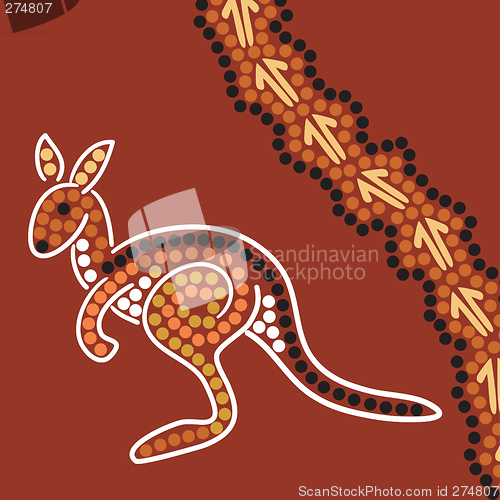 Image of Aboriginal style background