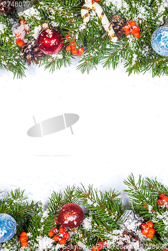 Image of Christmas background. Eve framework