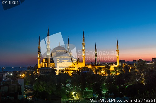Image of The Blue Mosque, Istanbul, Turkey