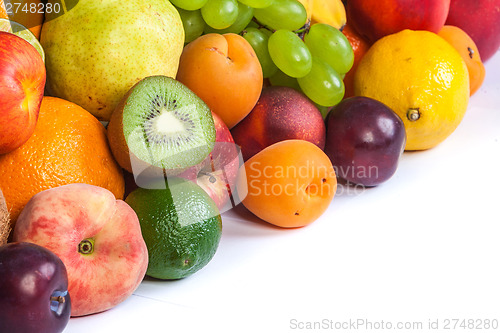 Image of Huge group of fresh fruits