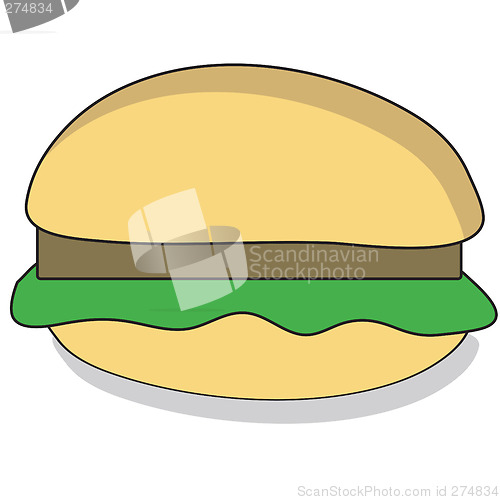 Image of Cartoon Beefburger