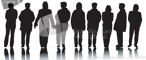 Image of People silhouettes