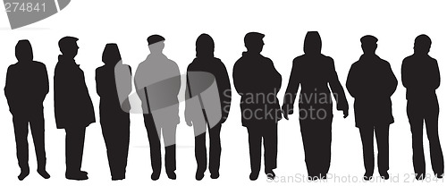 Image of People silhouettes