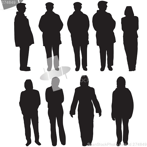 Image of People silhouettes