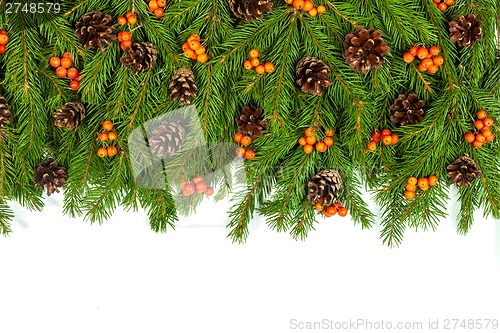 Image of Christmas background. Eve framework