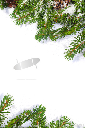 Image of Christmas background. Eve framework