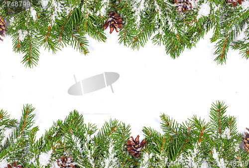 Image of Christmas background. Eve framework