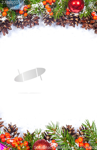 Image of Christmas background. Eve framework