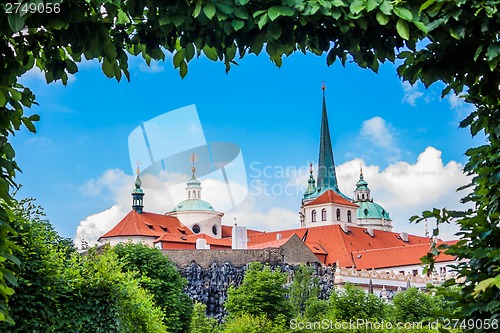 Image of Cityscape of Prague in summer.