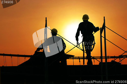 Image of worker silhouette