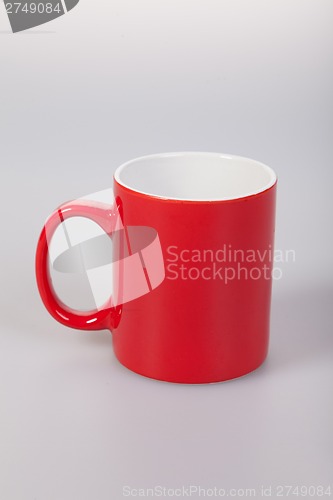 Image of Red Cup Isolated on White