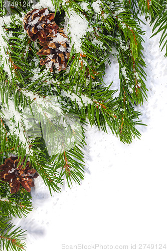 Image of Christmas background. Eve framework