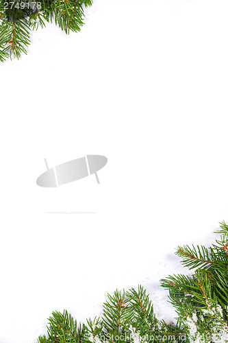 Image of Christmas background. Eve framework