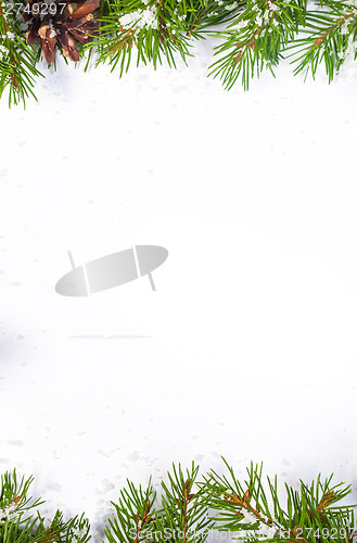 Image of Christmas background. Eve framework