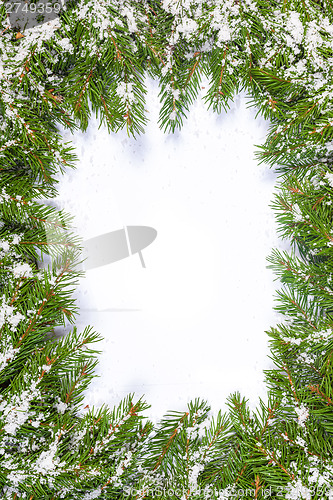 Image of Christmas background. Eve framework