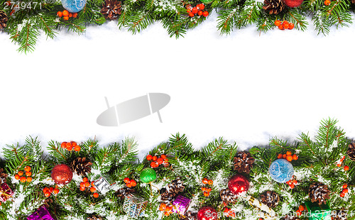 Image of Christmas background. Eve framework