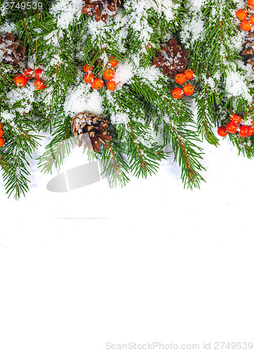 Image of Christmas background. Eve framework