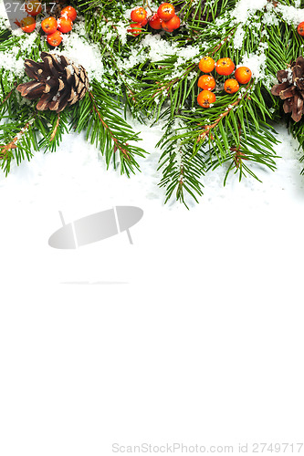 Image of Christmas background. Eve framework