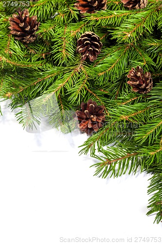 Image of Christmas background. Eve framework