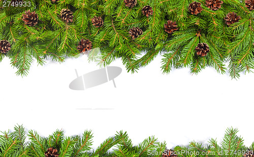 Image of Christmas background. Eve framework