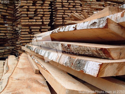 Image of pile of wood