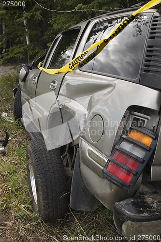 Image of SUV after rollover