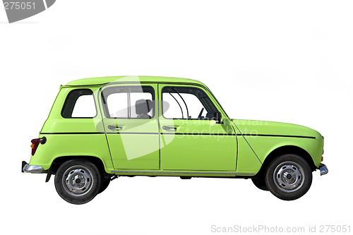 Image of Green classic car