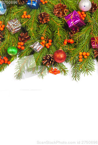 Image of Christmas background. Eve framework