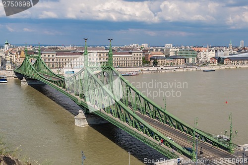 Image of Liberty Bridge in Budapest.