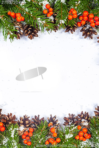 Image of Christmas background. Eve framework