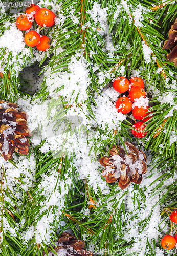 Image of Christmas background. Eve framework