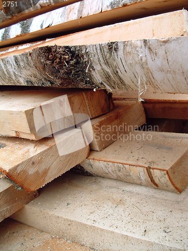 Image of pile of wood